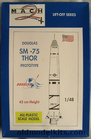 Mach 2 1/48 Douglas SM-75 Thor IRBM Prototype, MC8002 plastic model kit